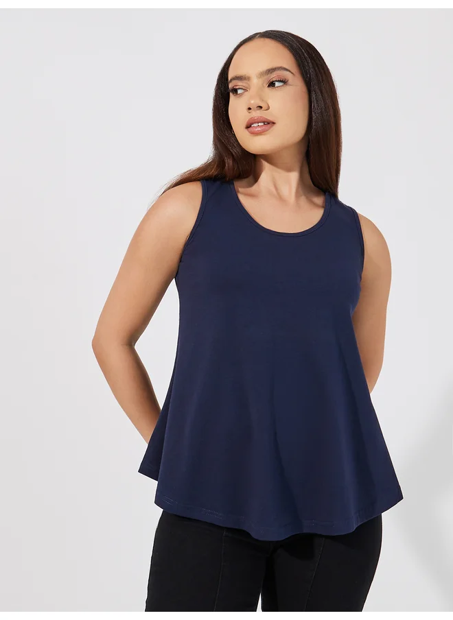 Aria Romance ARIA ROMANCE Basic Round Neck Tank