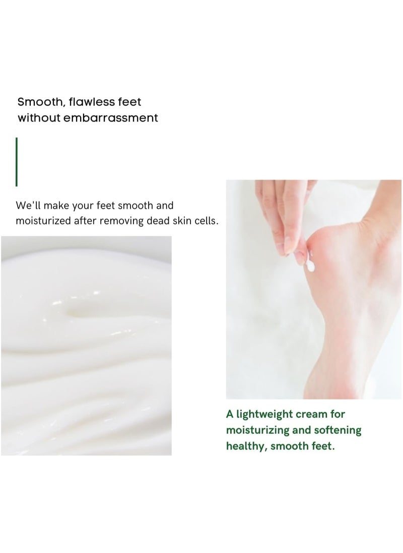 3WB | Premium Foot Cream for Dry Cracked Heels Feet Knees Elbows Hands, Foot Dead Skin Cuticle Callus Remover Toenail Softener, Keratolytic Skin Barrier Repair Cream, 100g, Made in Korea