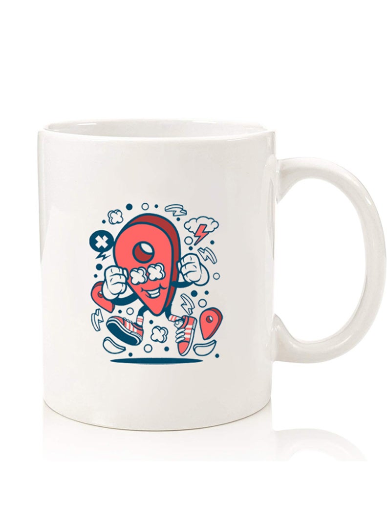 Theodor Premium Quality Two Sided Printed Coffee Mug Tea Cup For Home Office, Kids Men Women Location - Image 1