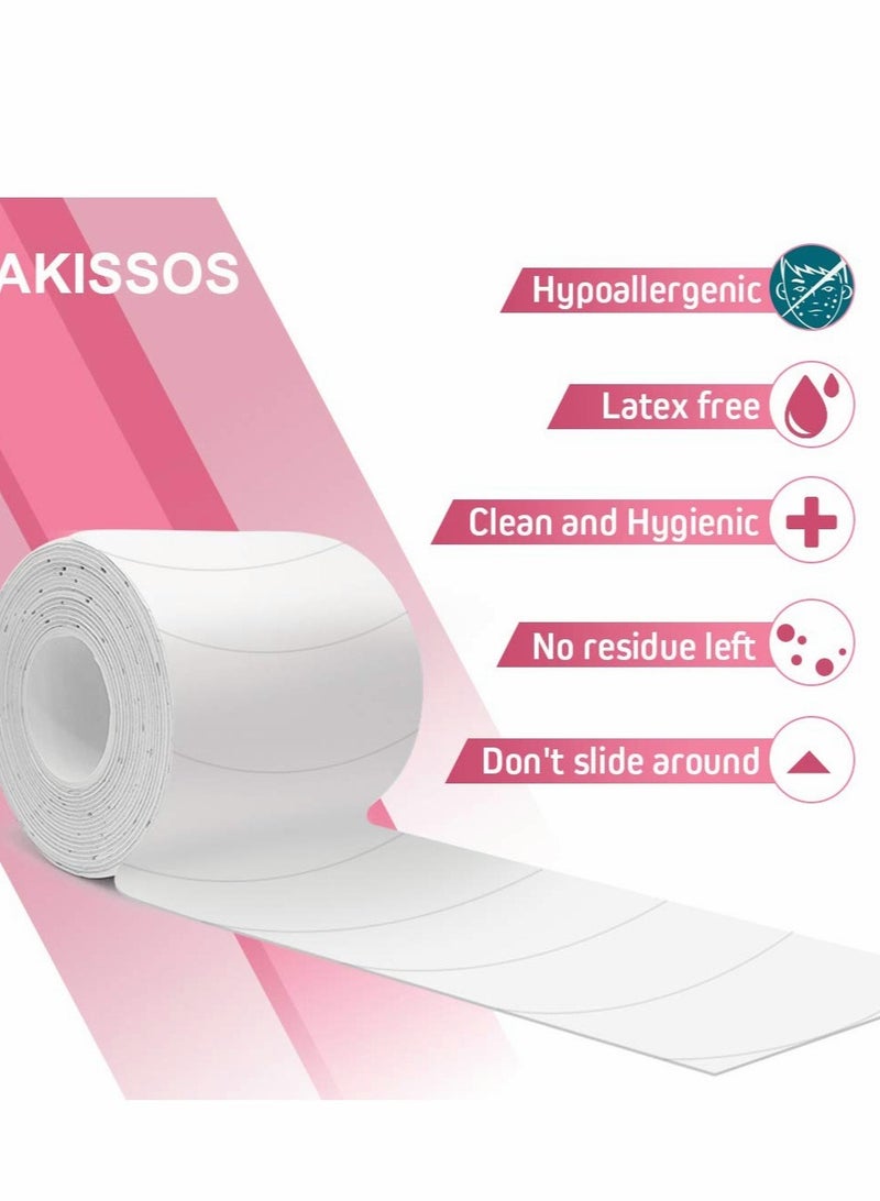 Excefore Eyelash Extension Tape, Foam Pads for Extensions - 110 PCS Pre Cut Medical Under Eye Lash Supplies Beauty Tools Lint Free Hypoallergenic No Latex Waterproof - Image 3