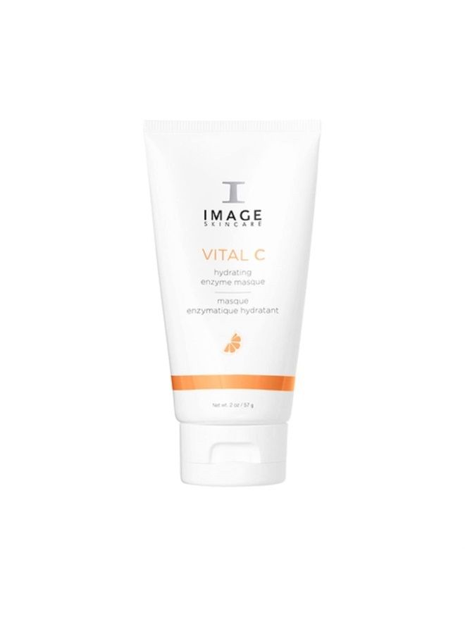 IMAGE SKINCARE , VITAL C Hydrating Enzyme Masque, Brightening Facial Mask with Vitamin C and Hyaluronic Acid, 2 oz