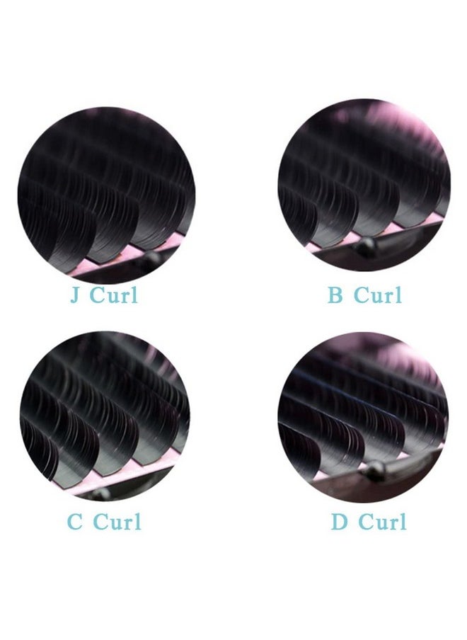 Qeelasee - Faux Mink Silk Eyelash Extensions 0.03Mm Dd Curl 13Mm Mixed Length Semipermanent Individual Lashes Extension Professional Salon Use - Image 1