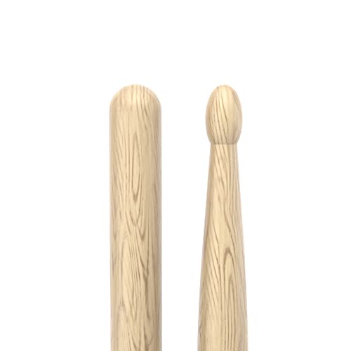ProMark Drum Sticks - Classic Attack 5B Shira Kashi Oak Drumsticks, Oval Wood Tip, One Pair - Image 5