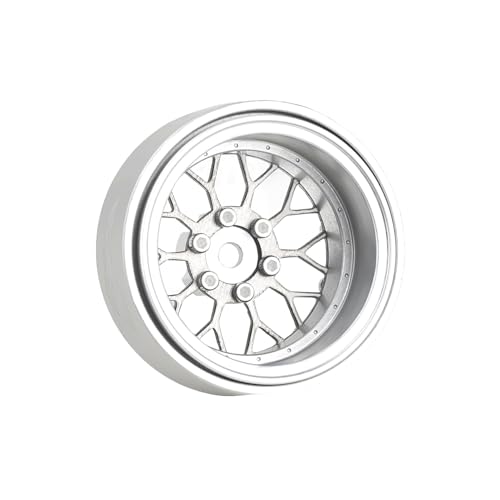 TCRC 4PCS Grade 5 Titanium Wheel Face Aluminum 13 Inch Wheels Hubs for 124 Axial SCX24 FCX24 118 TRX4M Redcat Ascent18 Upgrade Parts - Image 1
