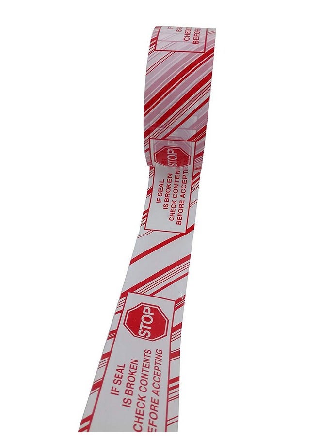 iMBAPrice Security Tape Printed Messageif Seal Is Broken Check Contents Before Accepting 6 Roll Of 110 Yards(330 Feet X 6) 2 Wide Stop Sign Shipping Packaging Tape  - Image 2