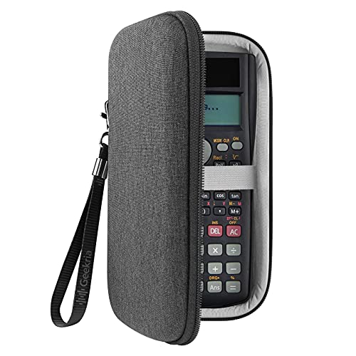 Geekria Shield Case for Sharp EL5160T Texas Instruments TI84 Plus CE Color TI83 Plus Calculators Replacement Protective Hard Shell Travel Carrying Bag with Room for Accessories - Image 1
