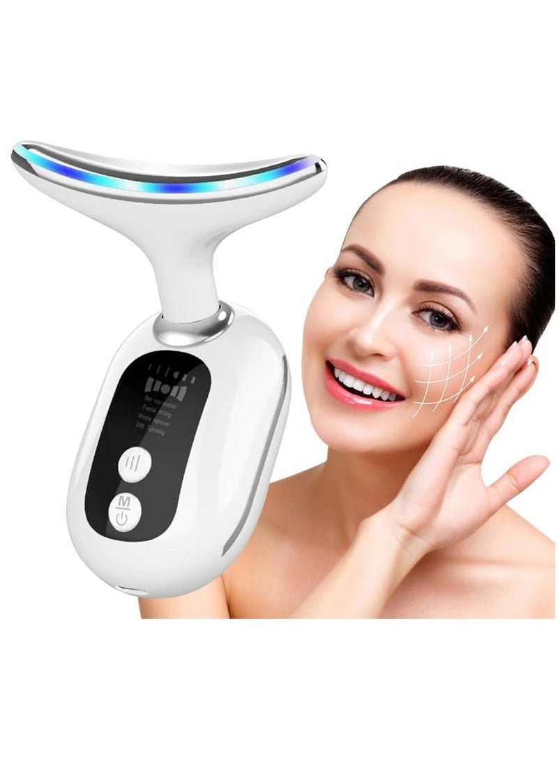 RATSAW 3 in 1 Face Massager for Neck Lift Red Light Face Therapy Luminlift Face Massager for Neck Face Against Wrinkles Tightening Shrinking Anti Ageing Electric Massager  - Image 1