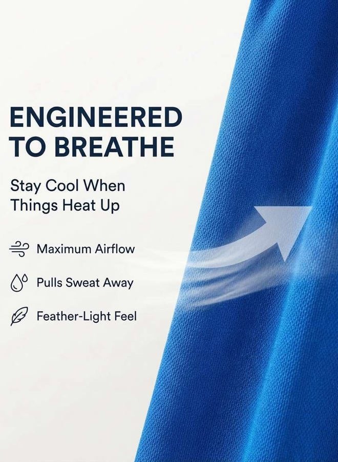 REALESSENTIALS 5 Pack: Men's Mesh Athletic Performance Gym Shorts with Pockets (S-3X), Set J, M - Image 4