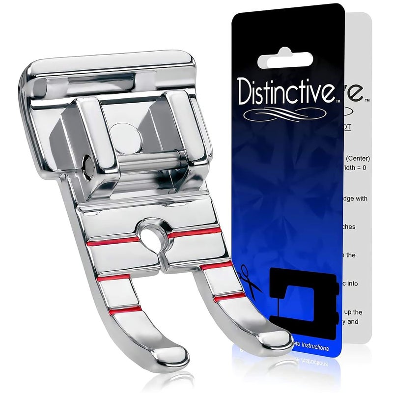 Distinctive Tape Binding Sewing Machine Presser Foot - Fits All Low Shank Snap-On Singer*, Brother, Babylock, Euro-Pro, Janome, Kenmore, White, Juki, New Home, Simplicity, Elna and More! - Image 1