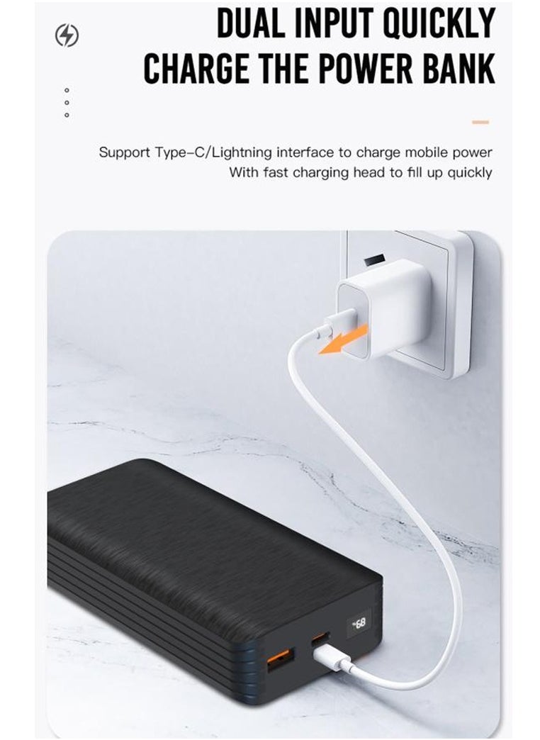XO INET Power Bank PD20W+QC22.5W Digital Fast Charging 20000mAh Compatible with MacBook/New Type-C MacBook Air/IPad Pro, IPhone, Switch  - Image 3