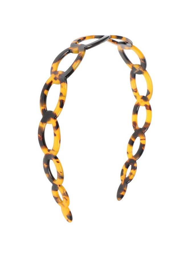 Beaupretty Vintage Decor Women Headband Plastic Chain Headdress Tortoise Shell No Slip Face Washing Headpieces Accessories Womens Headbands  - Image 1