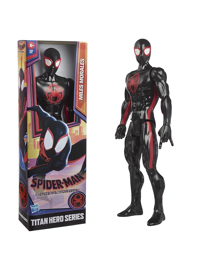 مارفل لعبة سبايدر مان مايلز موراليس بمقياس 12 بوصة، سبايدر مان: عبر عالم العنكبوت، ألعاب مجسمة متحركة للأطفال من سن 4 سنوات فما فوق F5643 - Image 3