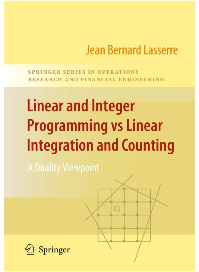 Linear and Integer Programming vs Linear Integration and Counting: A Duality Viewpoint 