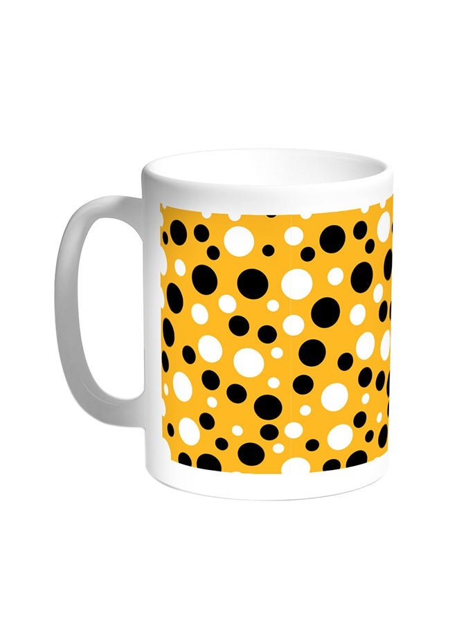 Small And Big Balls Printed Coffee Mug White 11ounce