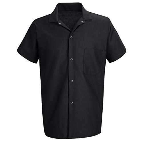 Chef Designs Red Kap Chef DesignsCook Shirt , Black, Short Sleeve Medium - Image 2