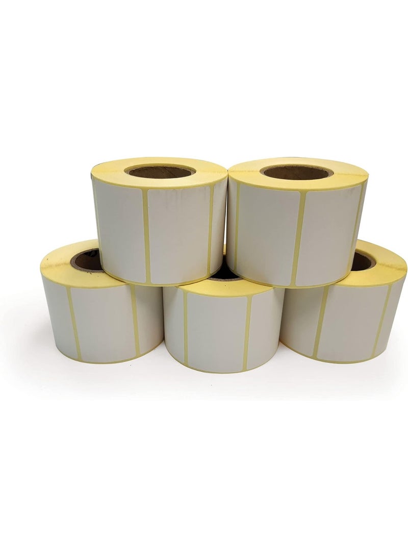 DCGPAC, Direct Thermal Labels Roll (4in x 6in), 500 Labels/Rolls, Direct Thermal Shipping Labels White Mailing Thermal Paper Rolls Barcode Labels, 100mm×150mm, Pack of 1 - Image 3