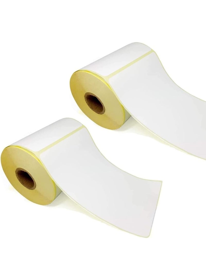DCGPAC, Direct Thermal Labels Roll (4in x 6in), 500 Labels/Rolls, Direct Thermal Shipping Labels White Mailing Thermal Paper Rolls Barcode Labels, 100mm×150mm, Pack of 1 - Image 4