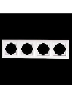 Günsan Elektrik Günsan Visage Quadruple Frame, White 