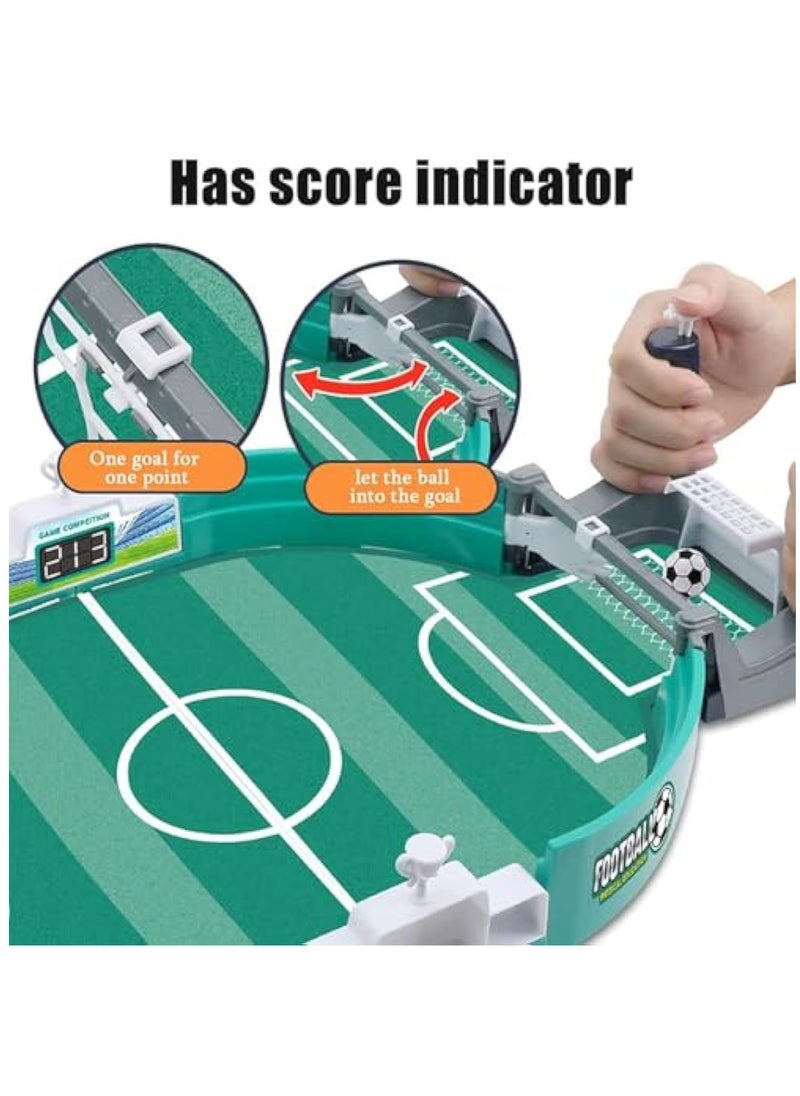 YelaJoy Desktop Foosball Interactive Game,Universal Football Table Interactive Toys with 2 Balls | Board Game Table Pinball Game Foosball for Adults Kids & Family  - Image 5