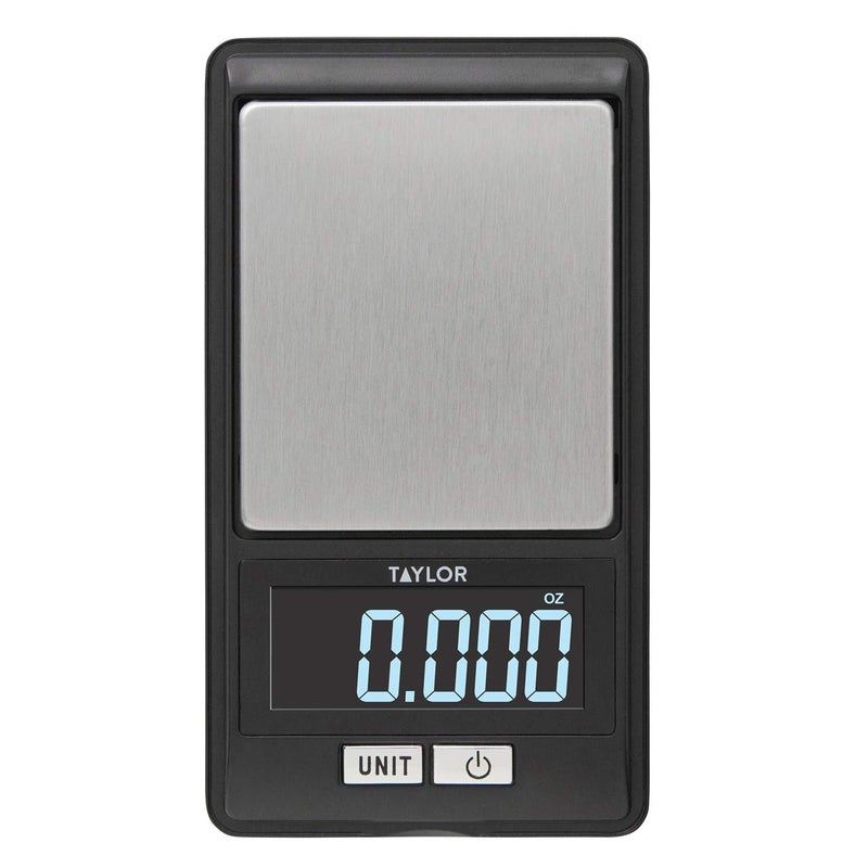 Taylor HighPrecision Digital Portioning Scale with Cover 16OZ500G Black