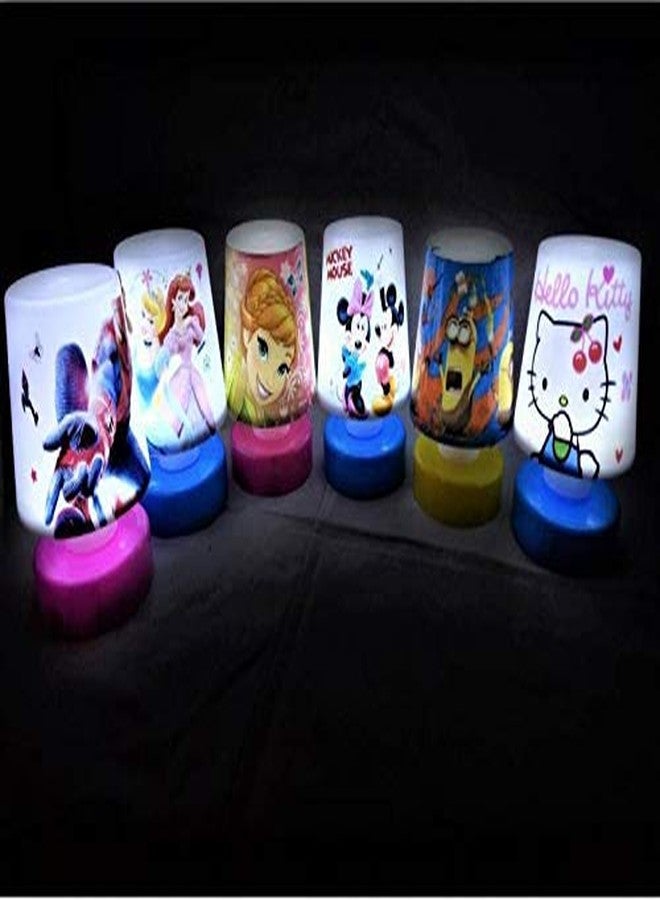 4AJ BAZAAR Birthday Gift for Kids/Boys/Girls Cartoon Printed LED Night Lamps Perfect for Your Room - Pack of 12 - Image 4