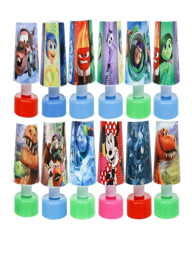 4AJ BAZAAR Birthday Gift for Kids/Boys/Girls Cartoon Printed LED Night Lamps Perfect for Your Room - Pack of 12 - Image 1