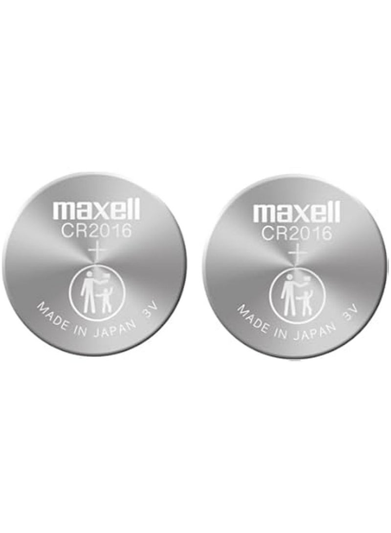 Maxell 2-Pieces Maxell CR2016 Lithium 3V Japan Batteries - Image 1