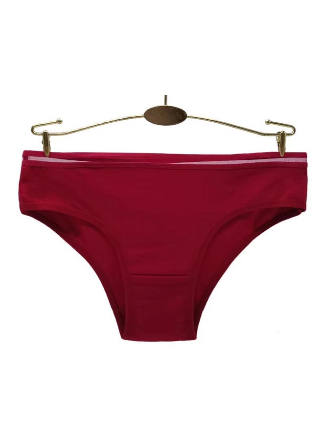 Zeemey - Zeemey 6-Piece Cotton Breathable Panties Low Waist Fashionable Ladies Panties - Image 1