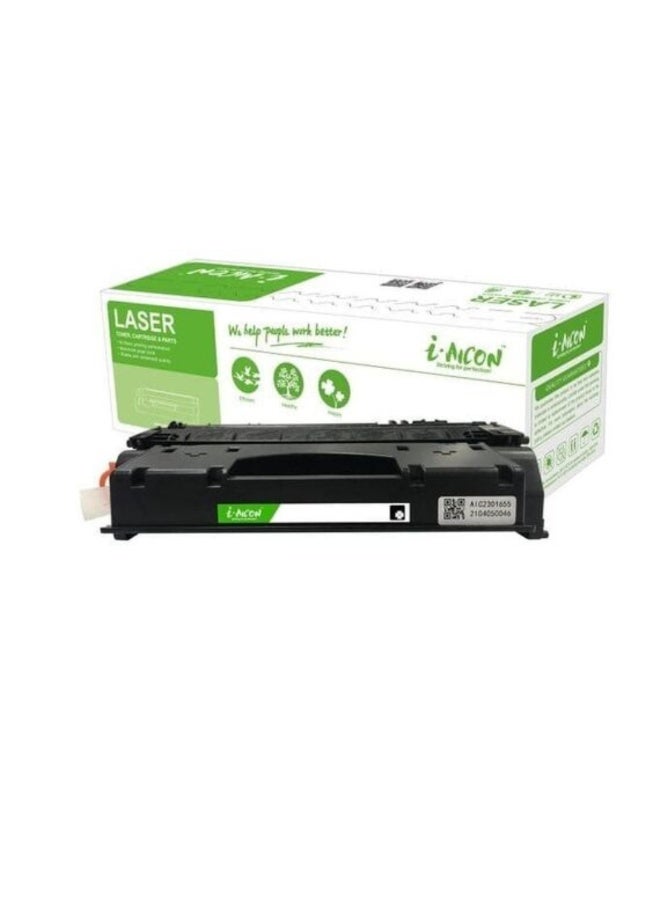 i-AICON Universal Black Laser Toner Cartridge Compatible Canon HP CE505A CF280A - Image 1