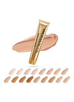 Dermacol Dermacol - Full Coverage Foundation, Liquid Makeup Matte Foundation with SPF 30, Waterproof Foundation for Oily Skin, Acne, & Under Eye Bags, Long-Lasting Makeup Products, 30g, Shade 210  - Image 2