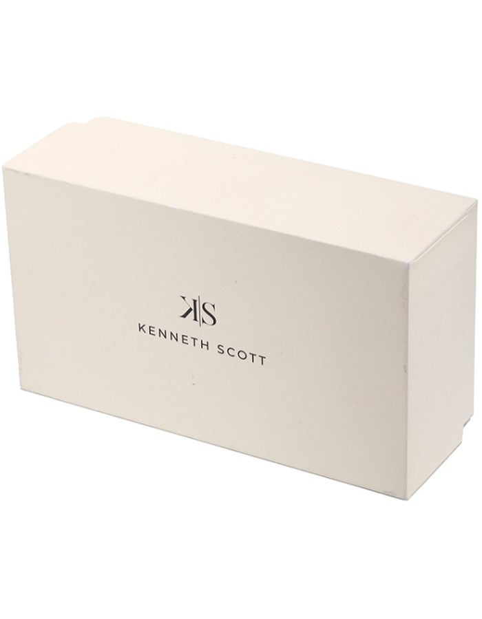 Kenneth Scott K24011-SBSN Men's Analog Display Watch & Stainless Steel Strap Silver - Image 2