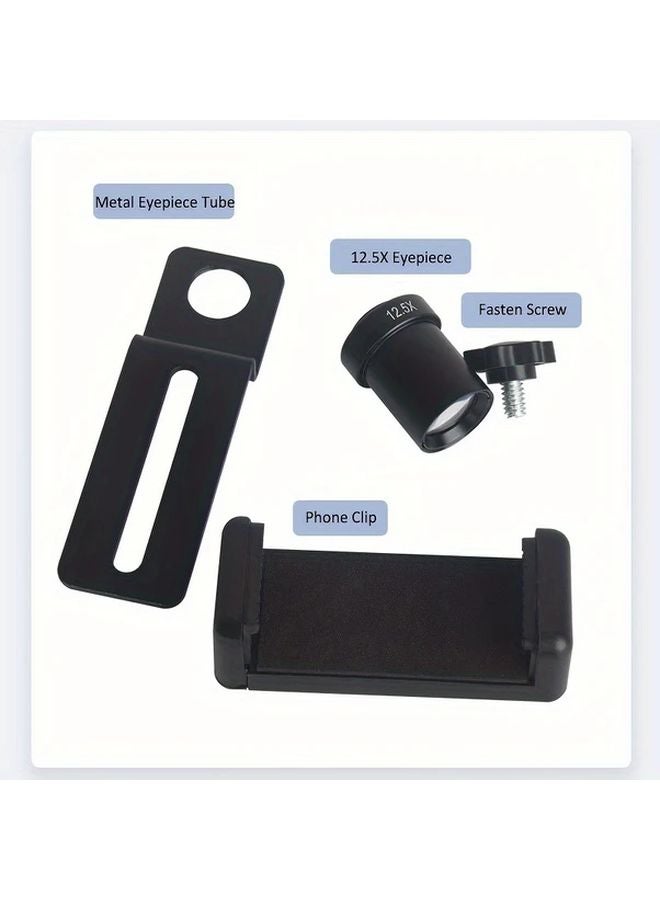 12.5X Phone Clip Microscope Lens For Smartphone Viewing Photography Video Recording - Image 5