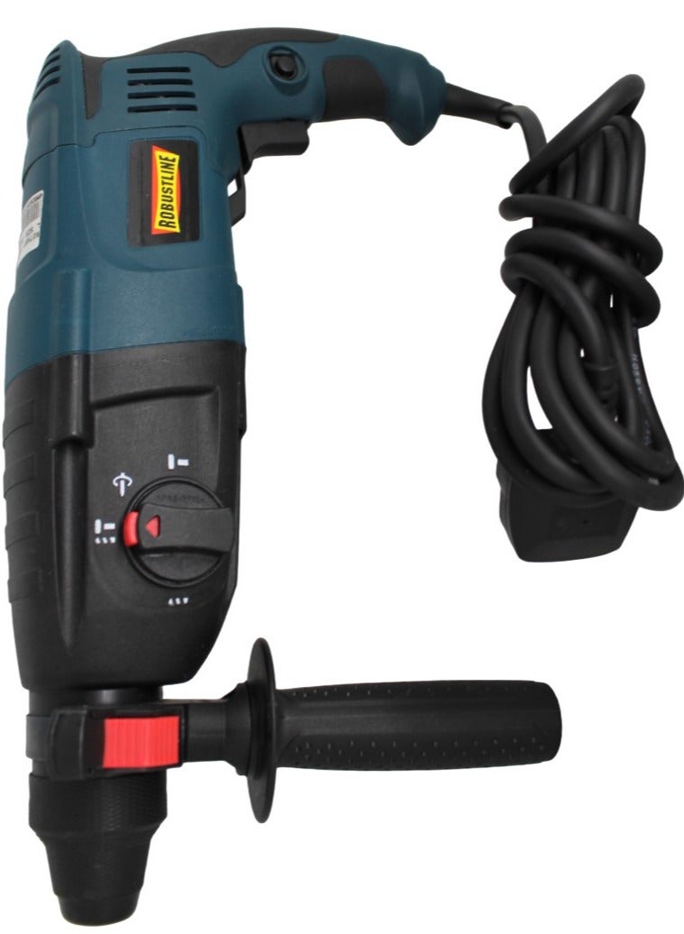 ROBUSTLINE ROBUSTLINE SDS Rotary Hammer Drill – 800W, 26mm, Dual Modes, 360° Rotating Handle, with Carry Case – For Concrete & Masonry  - Image 1