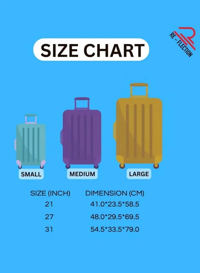 Reflection REFLECTION Hard Luggage, Trolley Bag with PP Plastic Body with Soft 3 Level Adjustable Handle, Grey, 53 cm