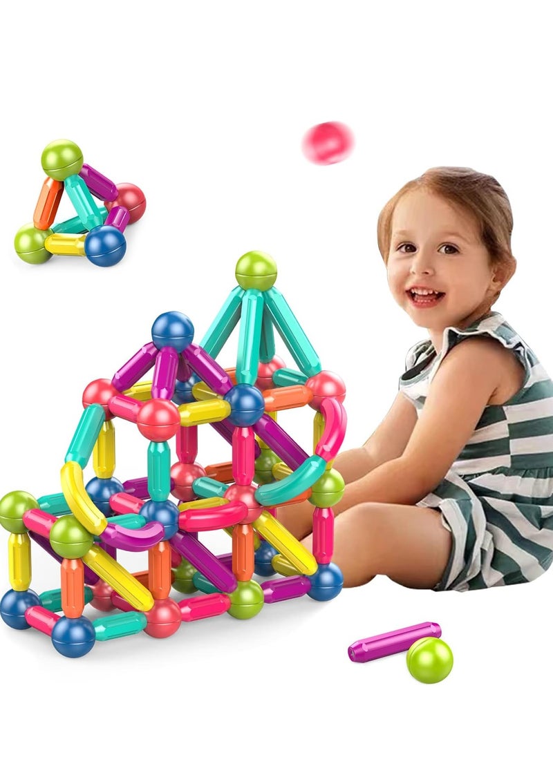 Generic Bestmaxi Magnetic Sticks Balls Rods Set, Building Blocks, Stacking Toys Educational Toys for Kids Boys Girls 42 Pieces  - Image 1