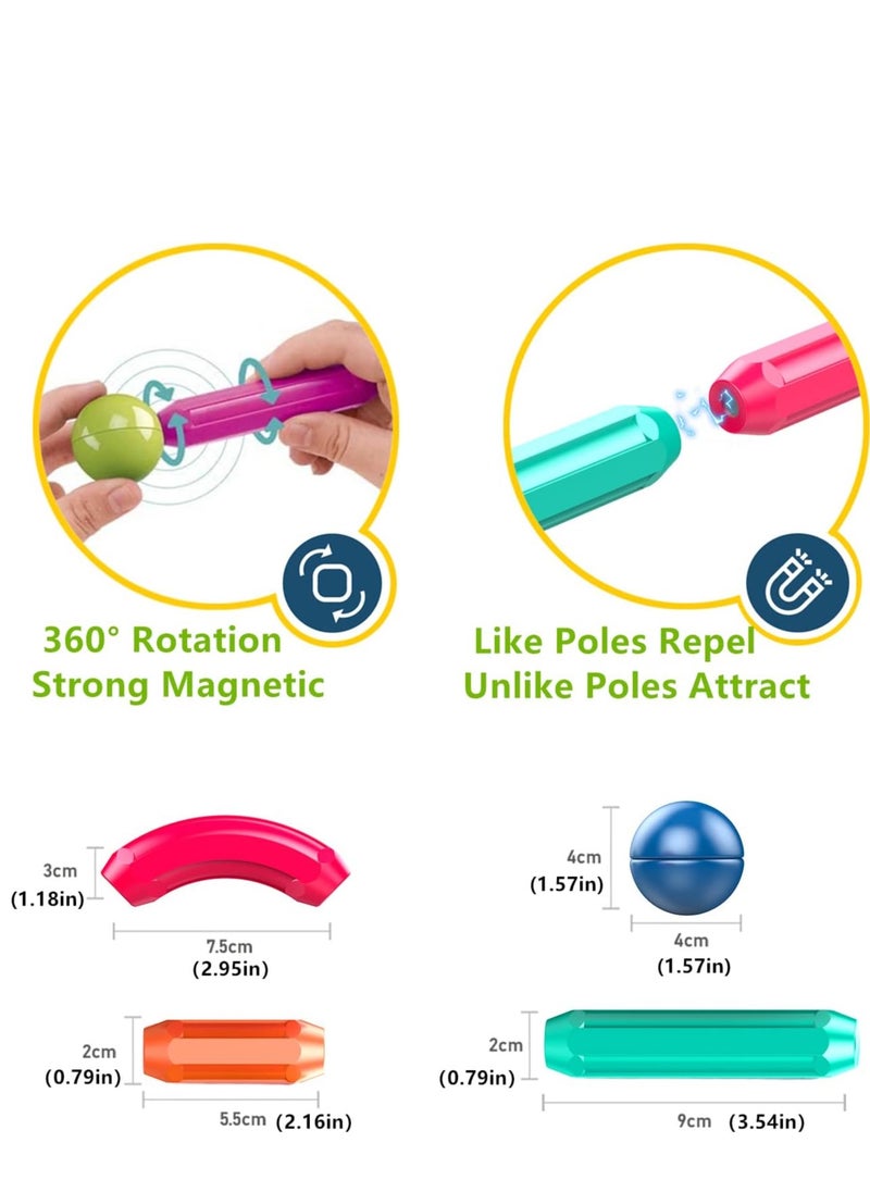 Generic Bestmaxi Magnetic Sticks Balls Rods Set, Building Blocks, Stacking Toys Educational Toys for Kids Boys Girls 42 Pieces  - Image 3