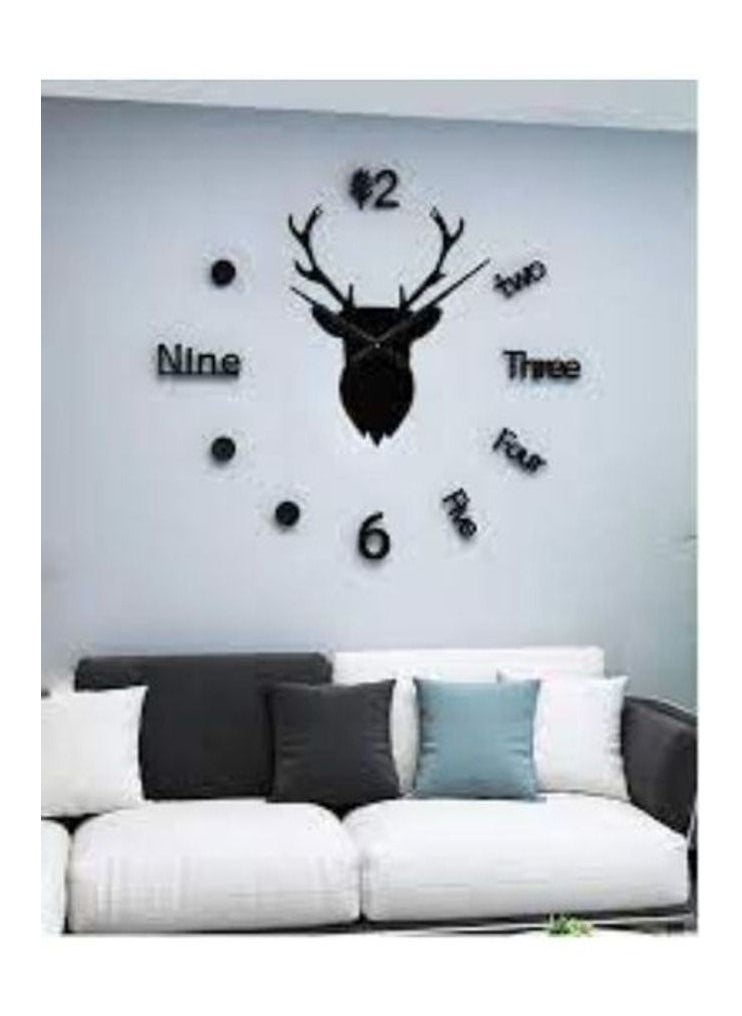 Creative Markhor 2021 Arrival New Design 3D | DIY Wall Clock