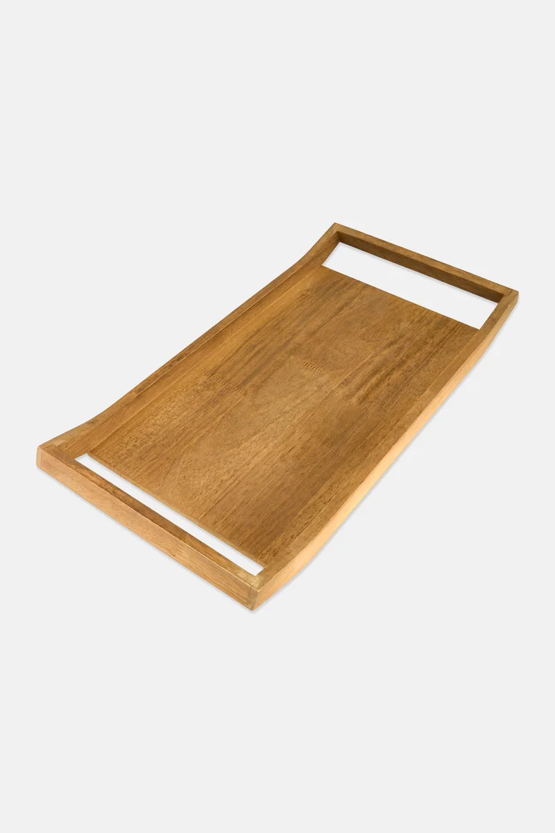 Muy Mucho Wooden Trey 50 x 25 cm, Tan