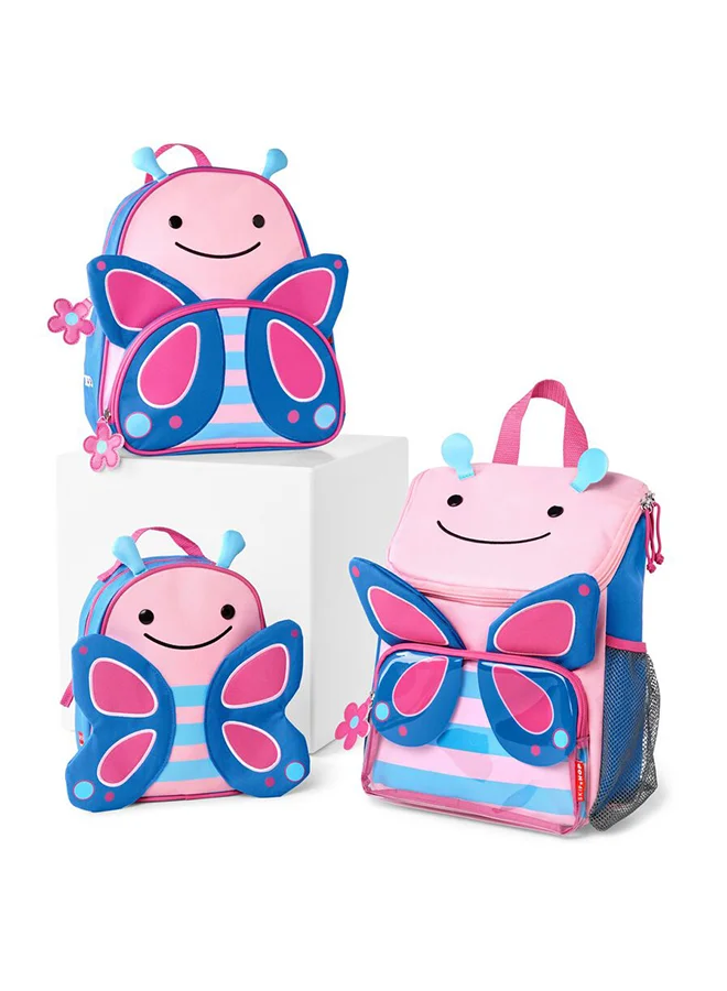 Skip Hop Toddler Backpack Leash, Zoo, Butterfly, 212262, Zoo Pack, 7.5 X 3.25 X 9 Inch