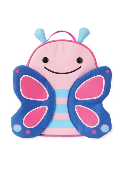 Skip Hop Toddler Backpack Leash, Zoo, Butterfly, 212262, Zoo Pack, 7.5 X 3.25 X 9 Inch