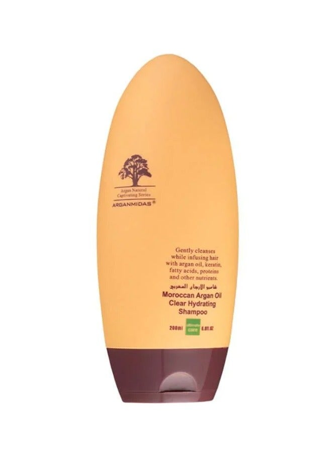 Arganmidas Moroccan Argan Oil Clear Hydrating Shampoo 200ml - Image 1