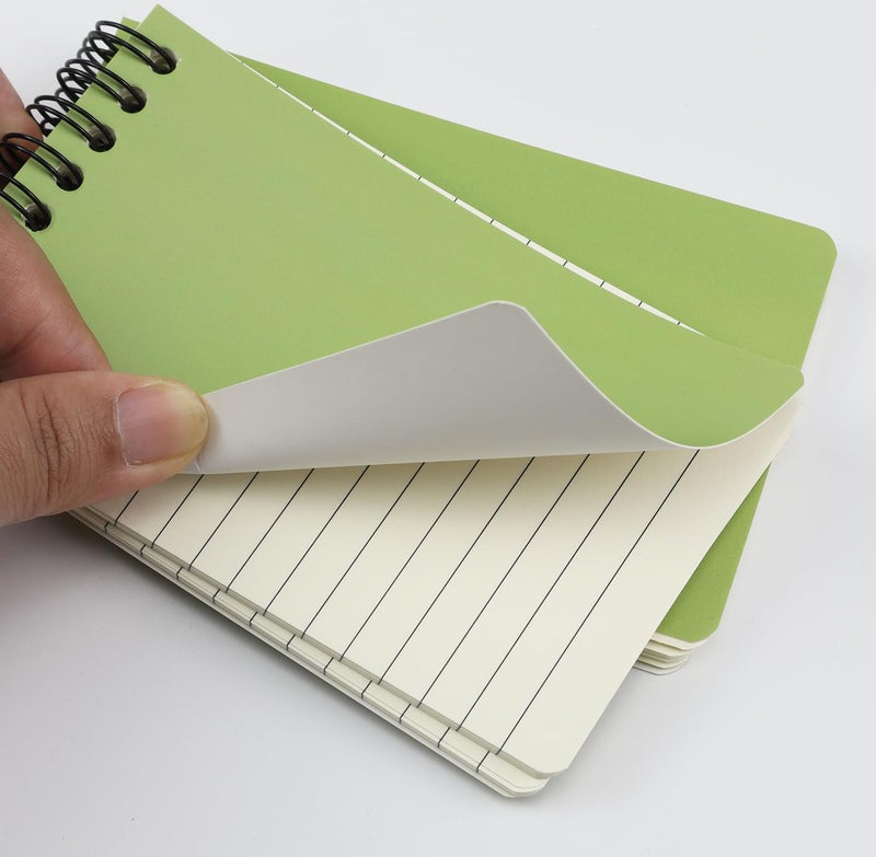 Aacehlh 12 Pack Pocket Notebooks, 3x5 Small Notepads, Mini Spiral Notebooks, 60 Sheets/120 Pages,Lined College Ruled Paper, Memo Pads for Home, Office, School or Travel (Colorful) - Image 4