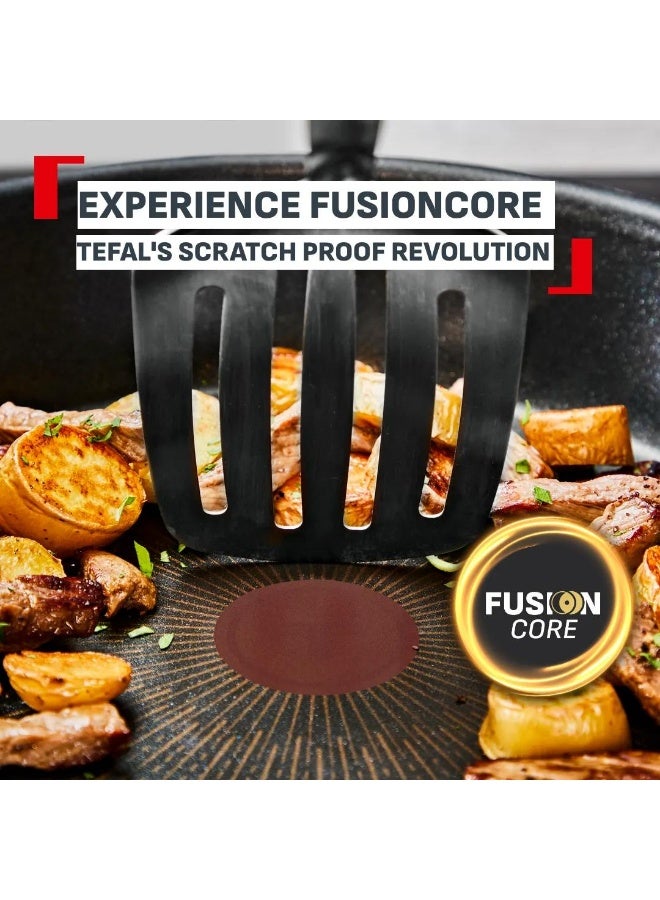 تيفال TEFAL Excellence+ Stewpot 24 cm + Lid | Stackable Design | Non-Stick | Induction Compatible | 4-5 People | G3284653 Black 24cm - Image 5