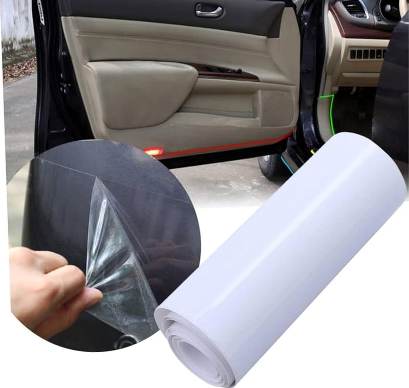 WALLMATE غلاف فينيل شفاف WALLMATE، فيلم غلاف سيارات ذاتي اللصق مقاوم للخدوش، ملحقات سيارات (20x360 بوصة، فيلم عادي) - Image 1