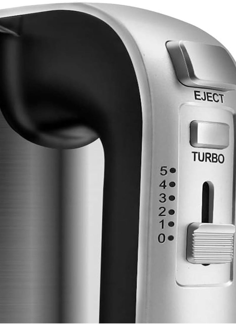 sokany 5 Speed Hand Mixer,800W Electric Whisk,High-Speed Mixing with  Turbo Function, Professional Handheld Mixer for Baking,Egg Beater,Includes Stainless Steel Beaters and Dough Hooks, CX-6651  - Image 4