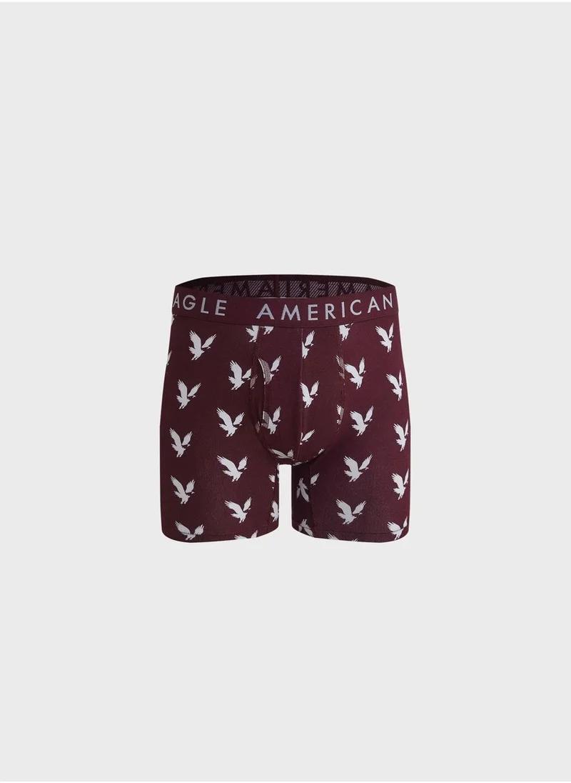 امريكان ايجل Logo Band Printed Trunks