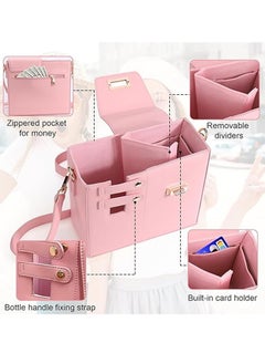EVEREEN Adjustable Crossbody Bottle Holder Storage Bag with Detachable Strap, Compatible with Most Water Bottles, Versatile Pouch for Outdoor Use - Durable Material, Innovative Mounting Design for Various Settings  - Image 5
