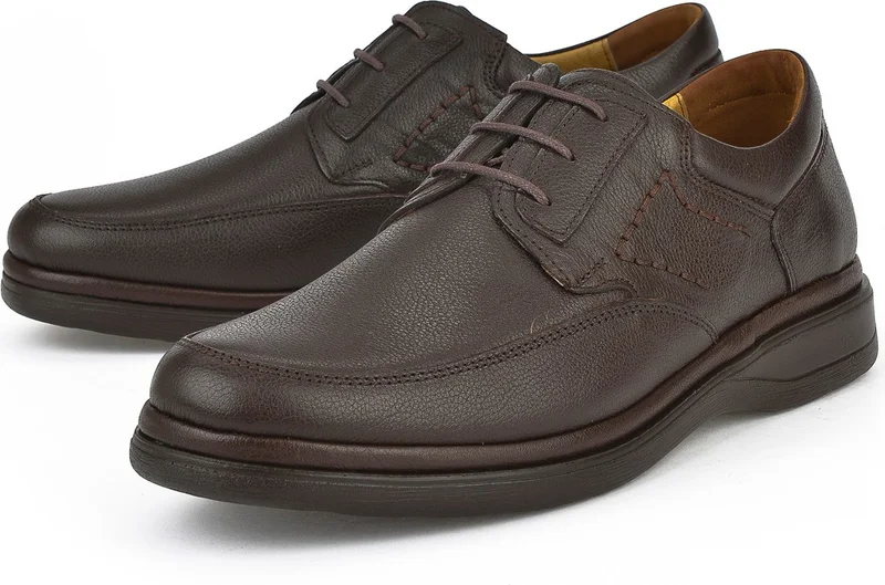 Ziya , Men's Genuine Leather Comfort Shoes 1311018ZB209 Brown