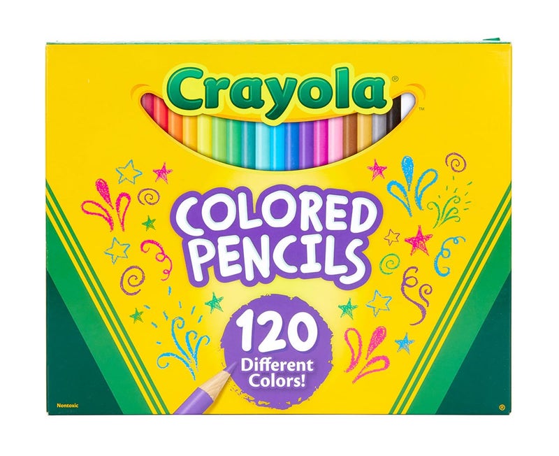 Crayola Colored Pencils Set for Kids (120ct), Coloring Book Pencils, Christmas Gifts for Grandkids, Bulk Colored Pencils for Boys & Girls, Ages 3, 4, 5 - Image 2