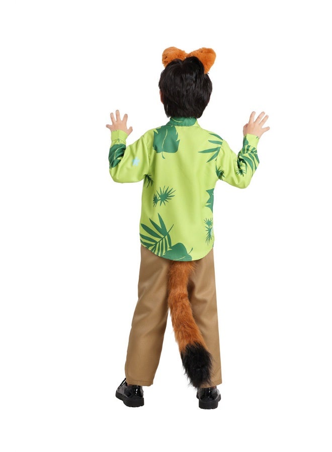 Children's Adult Nick Fox Long-Sleeved Shirt COSPLAY Set - Image 3